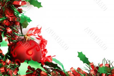 Red Christmas bauble Red Christmas bauble