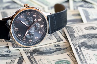 Wristwatch And Money