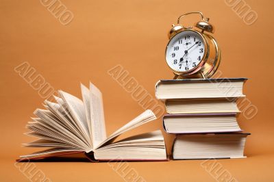 Alarm Clock And Books