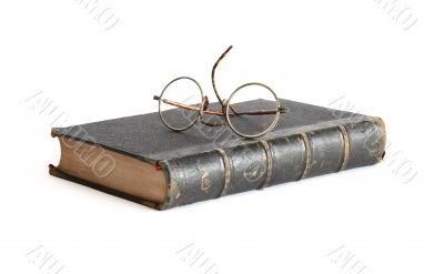 Old Book And Spectacles