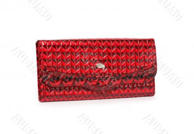 Red Leather Change Purse