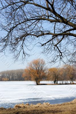 Spring on the lake.