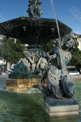 Rossio fountain