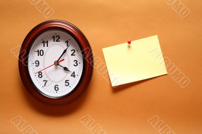 Paper Note And Clock