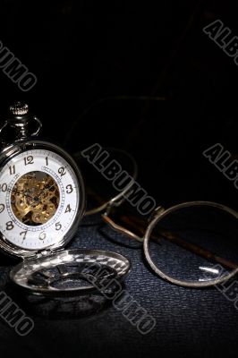Pocket Watch And Spectacles