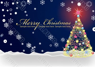 Background for new year and for Christmas 