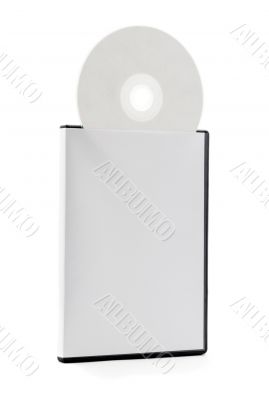 CD disk case with blank cover