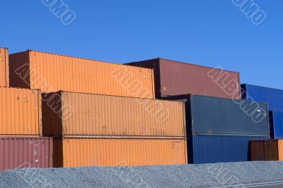 containers at the port for shipment