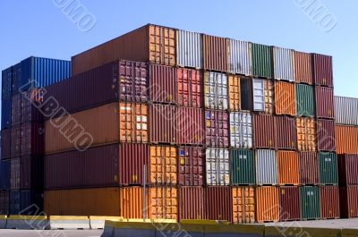 containers at the port for shipment