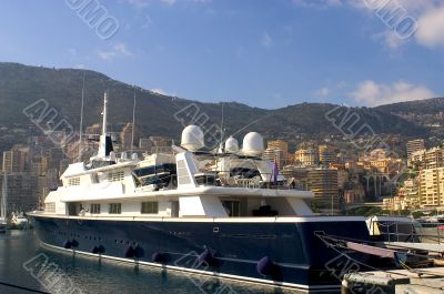 yachts in Monaco Harbour