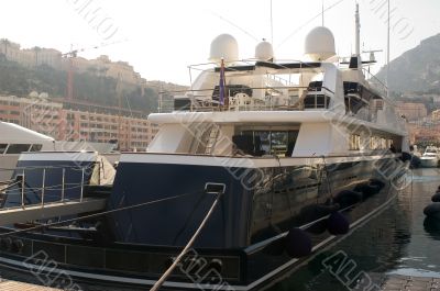 yachts in Monaco Harbour