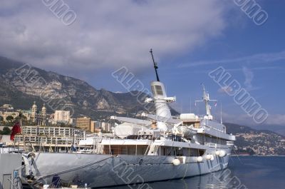 yachts in Monaco Harbour