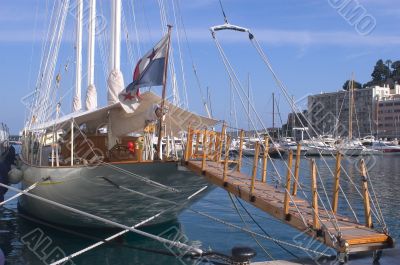 yachts in Monaco Harbour