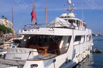 yachts in Monaco Harbour