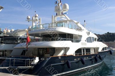 yachts in Monaco Harbour