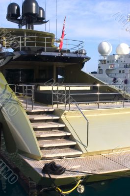 yachts in Monaco Harbour