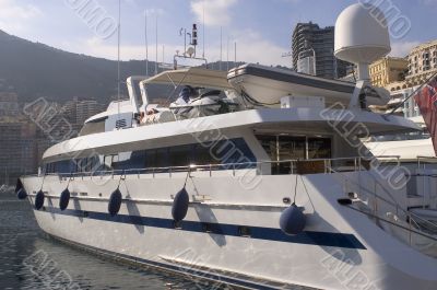 yachts in Monaco Harbour