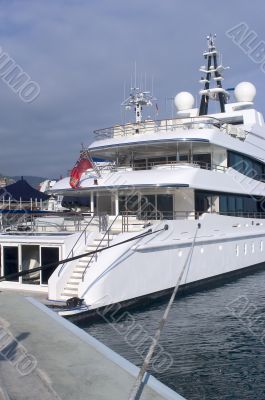 yachts in Monaco Harbour