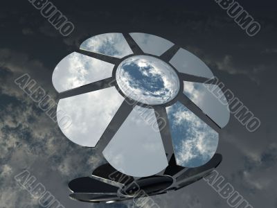 metal flower metal flower