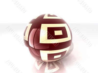 wooden ball