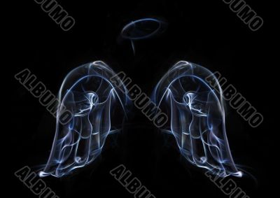 Angels wings and halo Angels wings and halo