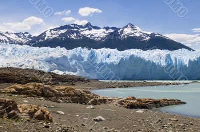 view of the glacier Perito Moreno		 