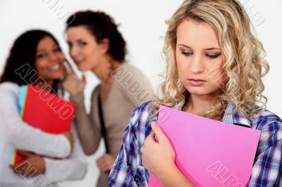 They are talking behind my back They are talking behind my back