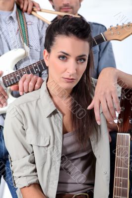 Guitar based rock band Guitar based rock band