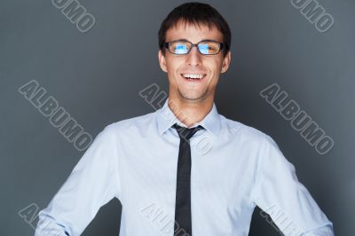 Portrait of a good looking Caucasian American business man 