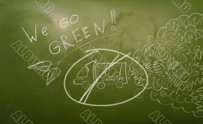 Care about ecological future concept. 