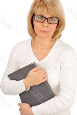 Portrait of a young attractive business woman