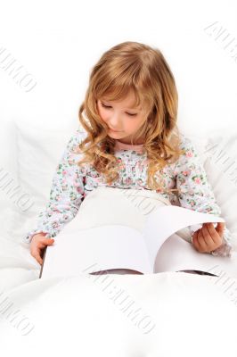 Closeup portrait of adorable little girl 