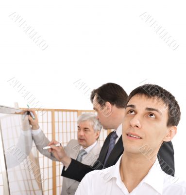 Portrait of a team planning.