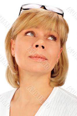 Portrait of a young attractive business woman