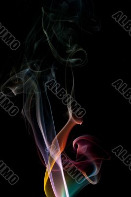 abstract smoke colours