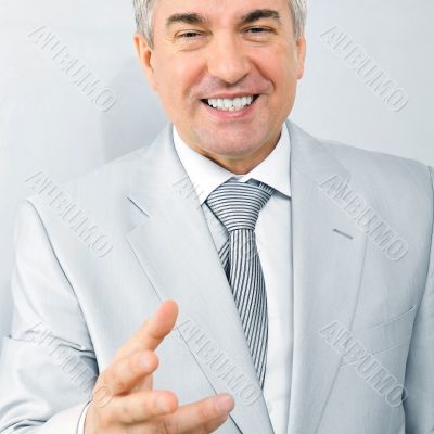 Portrait of an older businessman.