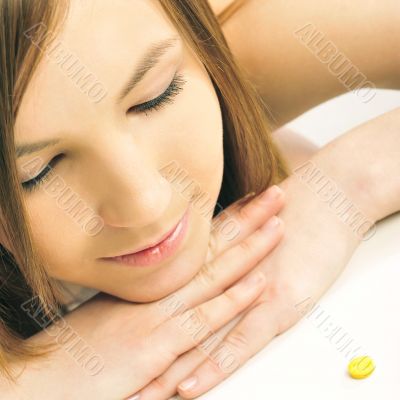 Pregnant woman choosing her way - pregnancy, or safe sex Pregnant woman choosing her way - pregnancy, or safe sex