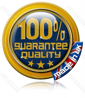 Guarantee quality 100 percent made in Uk 