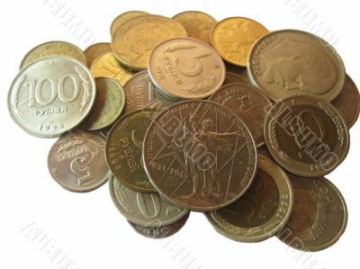 Old russian and soviet coins from different times Old russian and soviet coins from different times