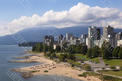 Vancouver, on the beach Vancouver, on the beach