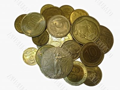 Old russian and soviet coins from different times Old russian and soviet coins from different times