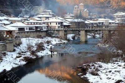 Asenov District in the Winter