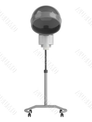 Stand salon hair steamer on wheels Stand salon hair steamer on wheels