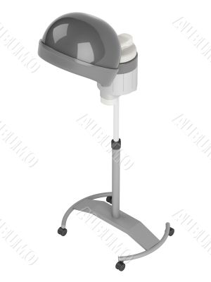 Stand salon hair steamer on wheels Stand salon hair steamer on wheels