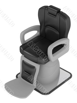 Black hairdressing salon chair Black hairdressing salon chair