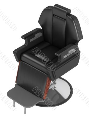 Black hairdressing salon chair Black hairdressing salon chair