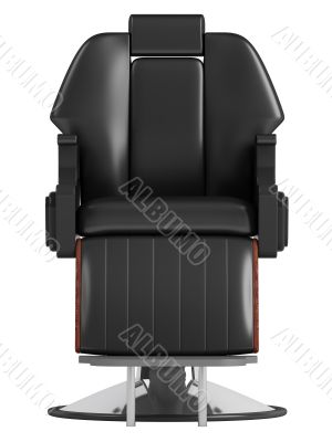 Black hairdressing salon chair