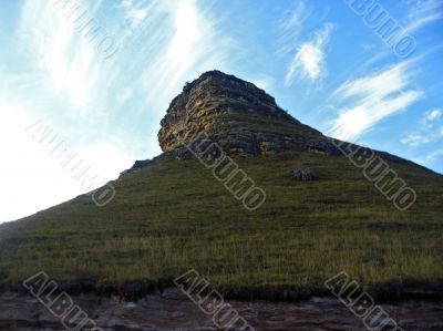 Caucasus mountains and sunset Caucasus mountains and sunset