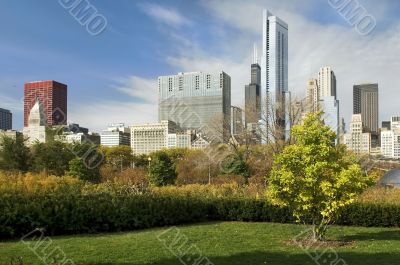 downtown of Chicago