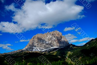 high mountain when hiking